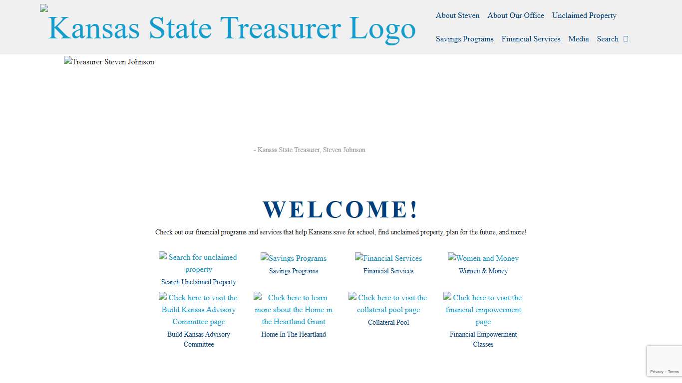 Kansas State Treasurer: Home Page